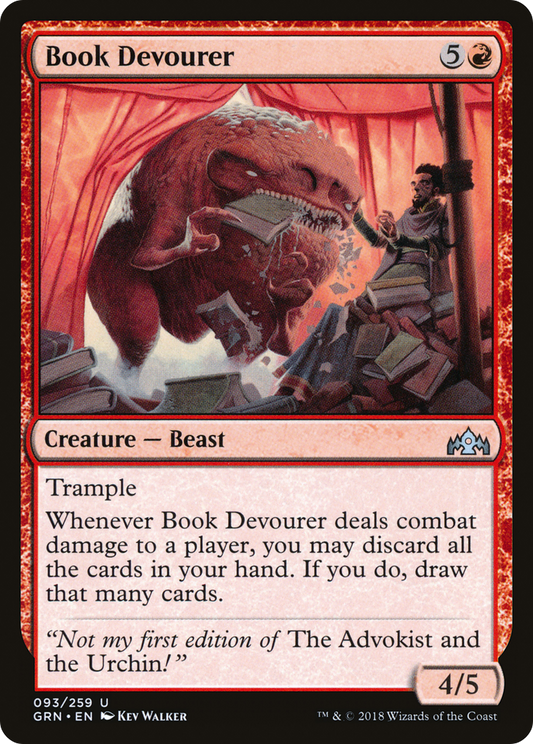 Book Devourer (GRN-093) - Guilds of Ravnica Foil