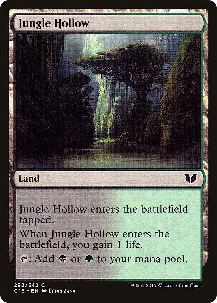 Jungle Hollow (C15-292) - Commander 2015