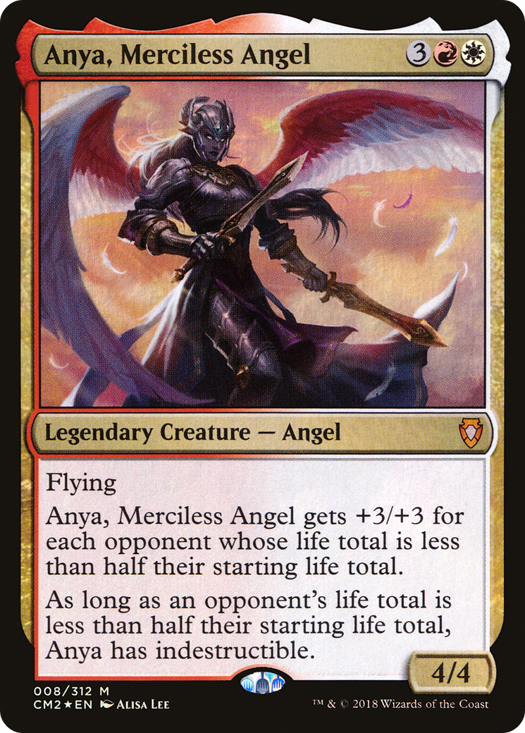 Anya, Merciless Angel (CM2-008) - Commander Anthology Volume II Foil