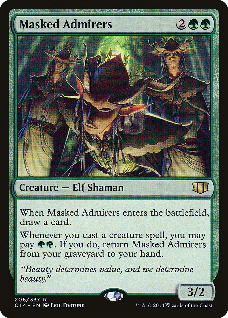 Masked Admirers (C14-206) - Commander 2014