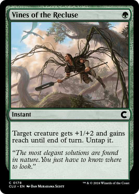 Vines of the Recluse (CLU-178) - Ravnica: Clue Edition