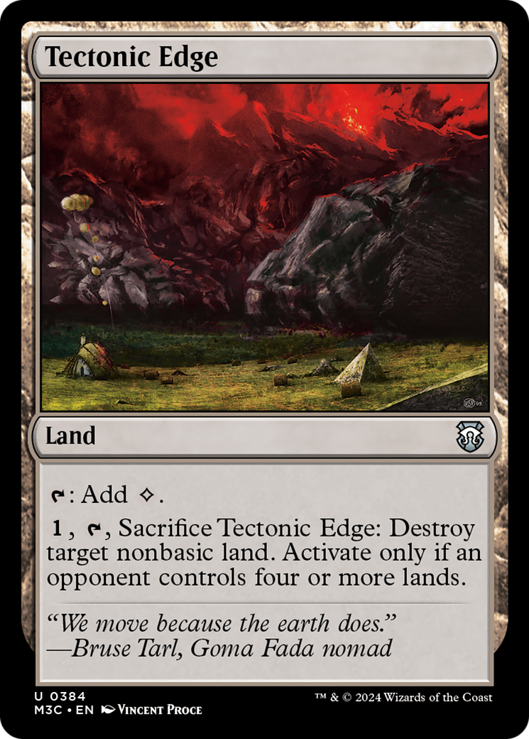 Tectonic Edge (M3C-384) - Modern Horizons 3 Commander Foil