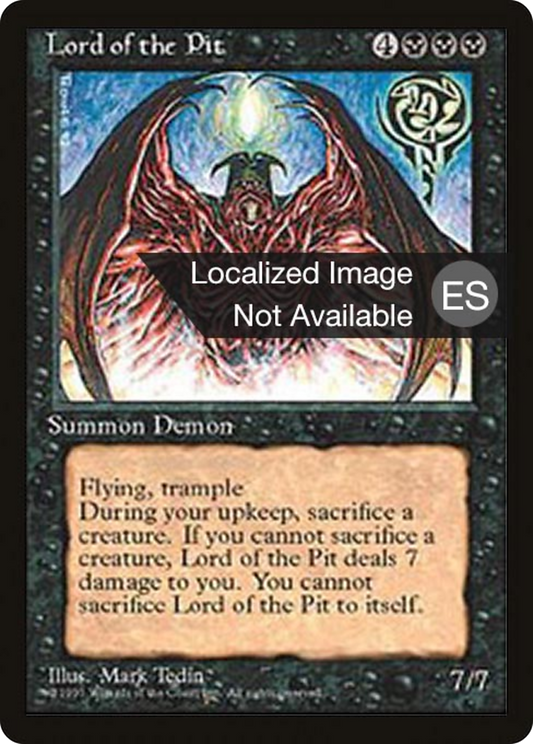 Lord of the Pit (4BB-144) - Fourth Edition Foreign Black Border