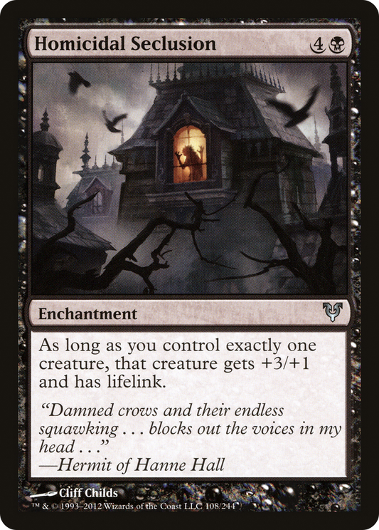 Homicidal Seclusion (AVR-108) - Avacyn Restored Foil