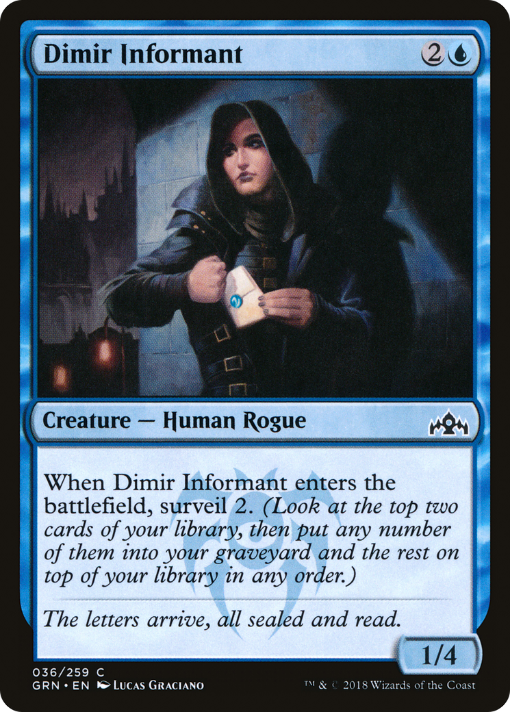 Dimir Informant (GRN-036) - Guilds of Ravnica