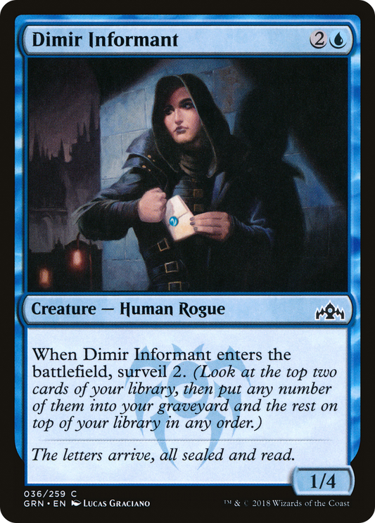 Dimir Informant (GRN-036) - Guilds of Ravnica