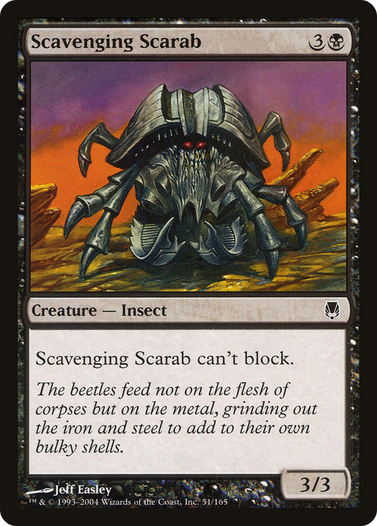 Scavenging Scarab (DST-051) - Darksteel Foil