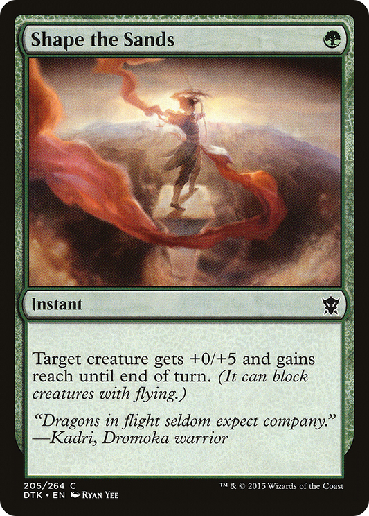 Shape the Sands (DTK-205) - Dragons of Tarkir Foil