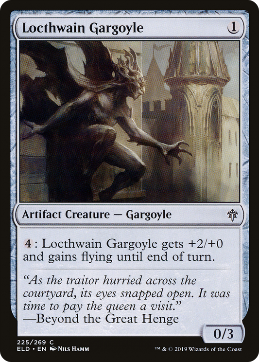 Locthwain Gargoyle (ELD-225) - Throne of Eldraine