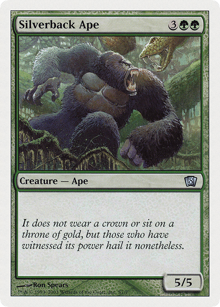 Silverback Ape (8ED-0S7) - Eighth Edition