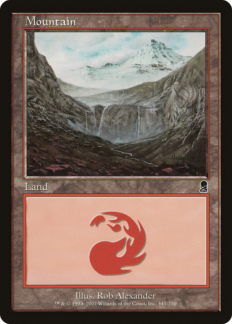 Mountain (ODY-345) - Odyssey Foil