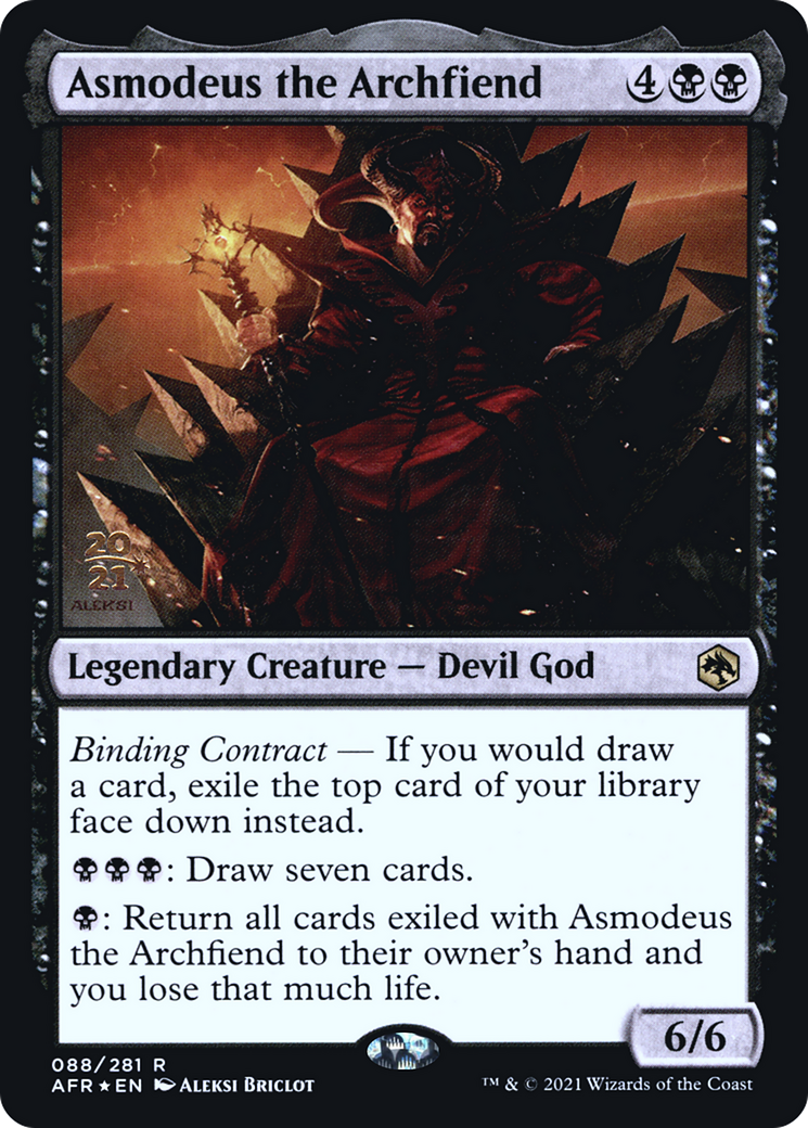 Asmodeus the Archfiend (PAFR-88S) - Adventures in the Forgotten Realms Promos Foil