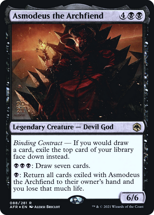 Asmodeus the Archfiend (PAFR-88S) - Adventures in the Forgotten Realms Promos Foil