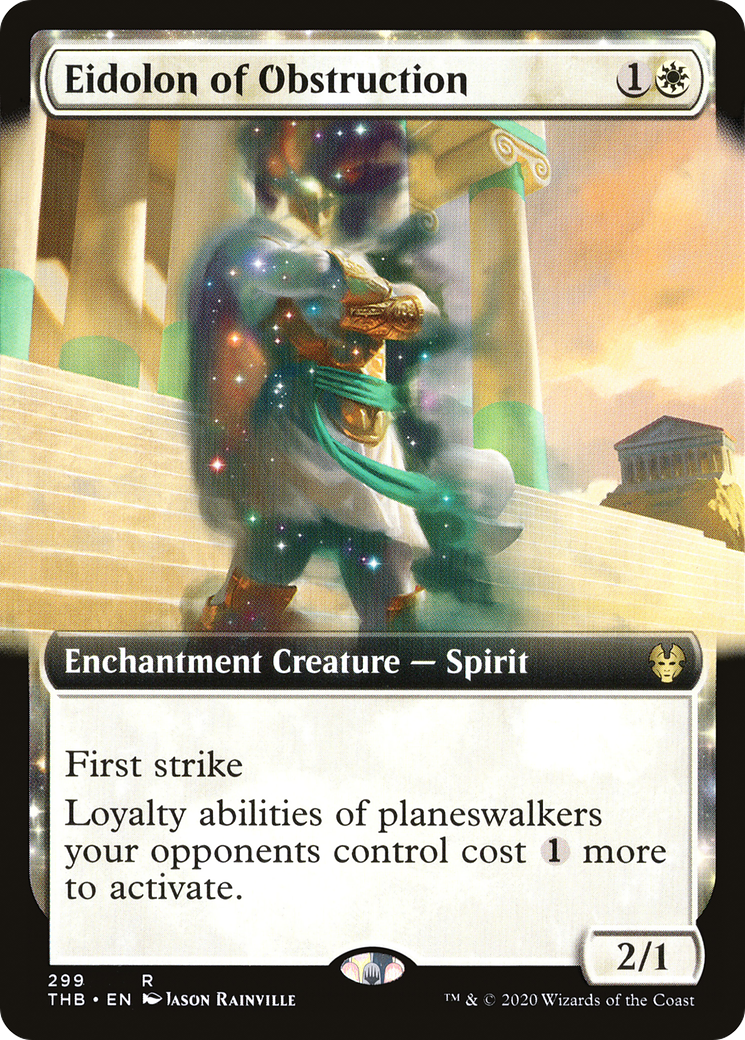Eidolon of Obstruction (Extended Art) (THB-299) - Theros Beyond Death: (Extended Art) Foil