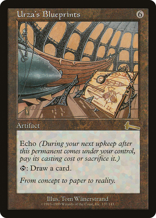 Urza's Blueprints (ULG-137) - Urza's Legacy Foil