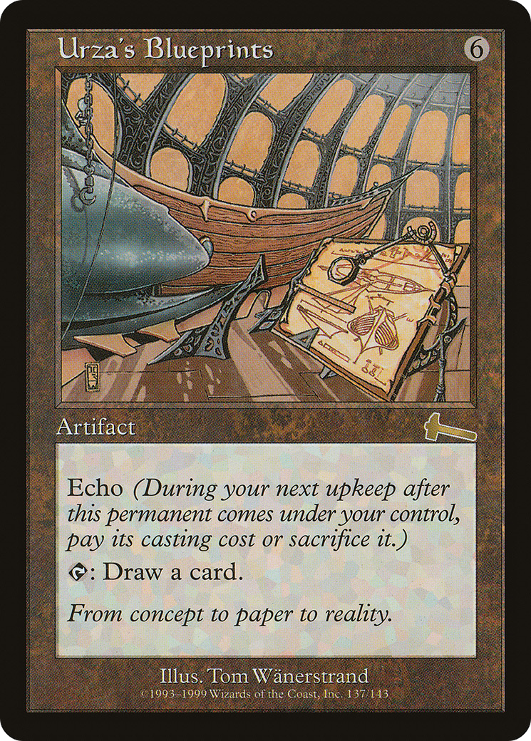 Urza's Blueprints (ULG-137) - Urza's Legacy