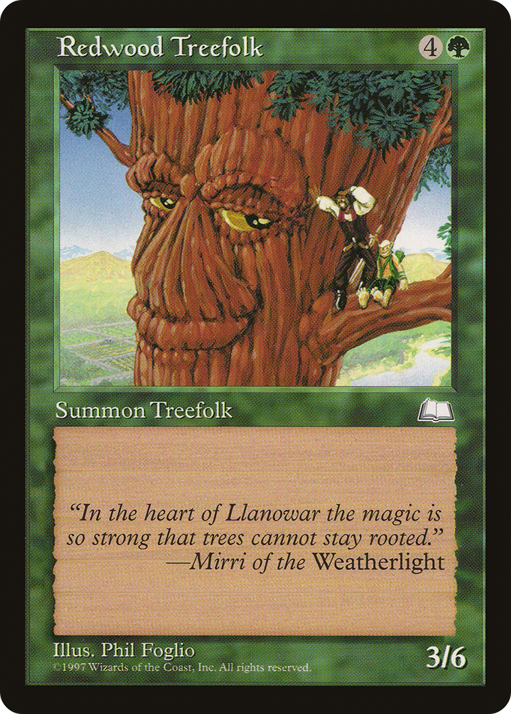 Redwood Treefolk (WTH-138) - Weatherlight