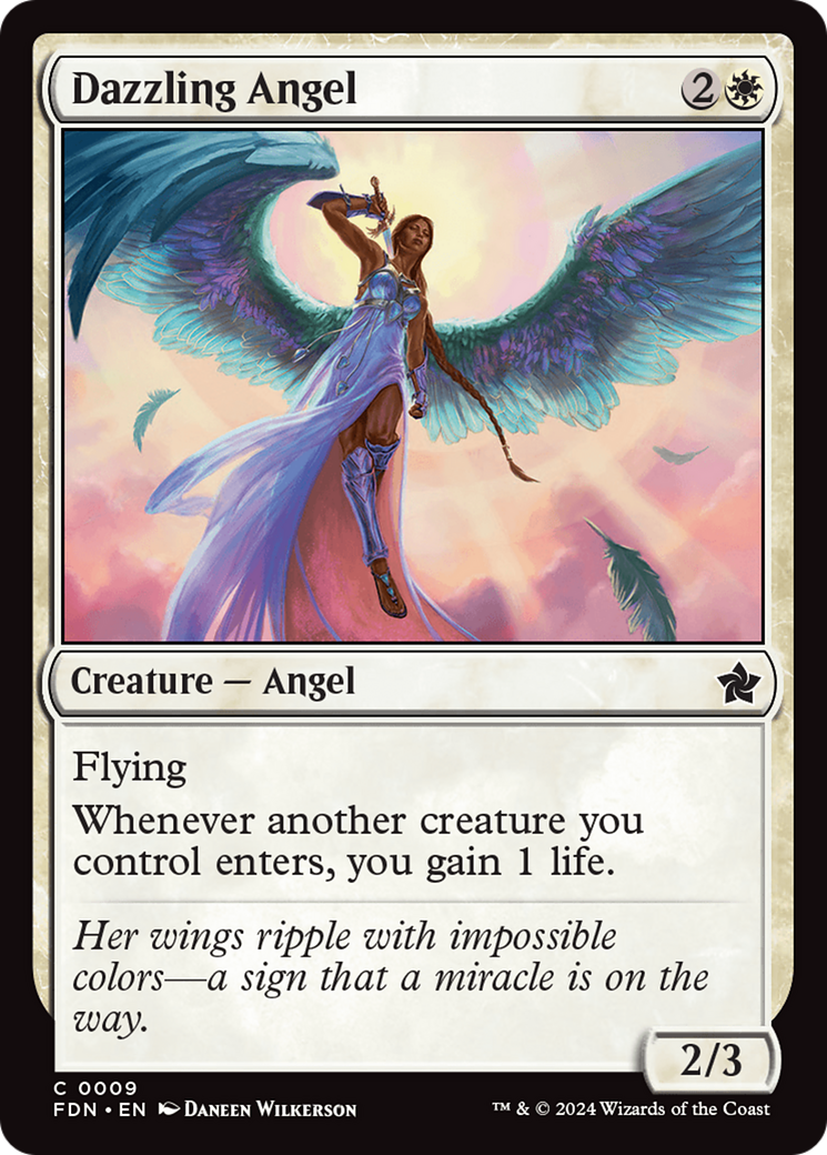 Dazzling Angel (FDN-009) - Foundations Foil