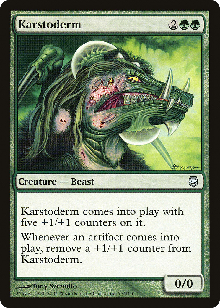 Karstoderm (DST-077) - Darksteel Foil