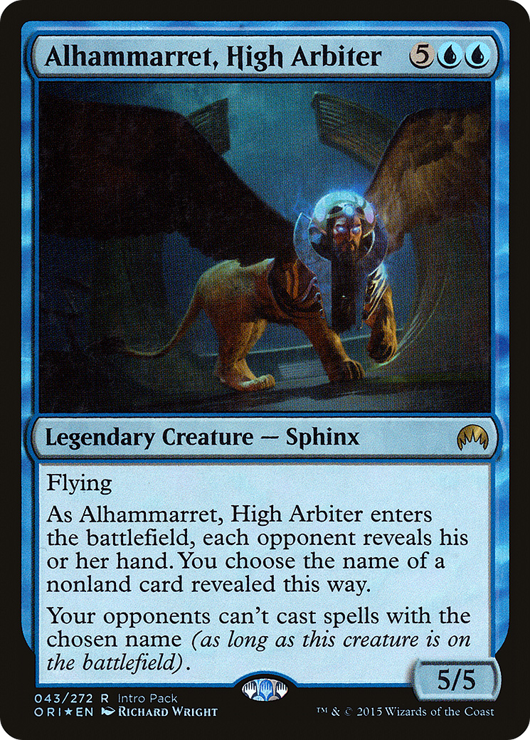 Alhammarret, High Arbiter (PORI-043) - Magic Origins Promos Foil