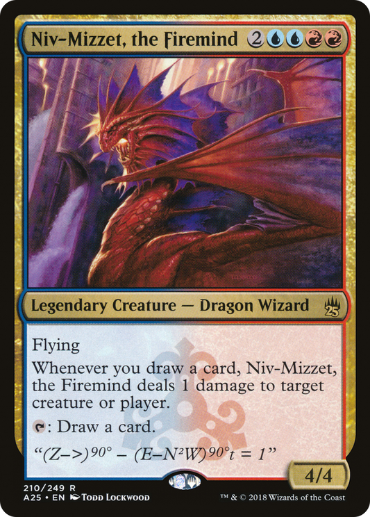 Niv-Mizzet, the Firemind (A25-210) - Masters 25 Foil