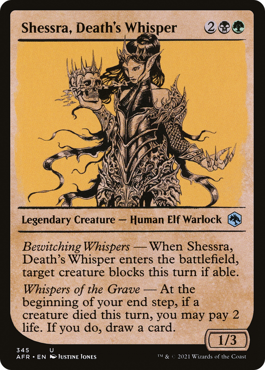 Shessra, Death's Whisper (AFR-345) - Adventures in the Forgotten Realms: (Showcase)