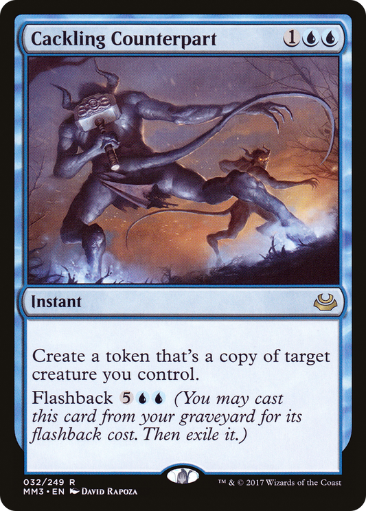 Cackling Counterpart  (MM3-032) - Modern Masters 2017 Foil