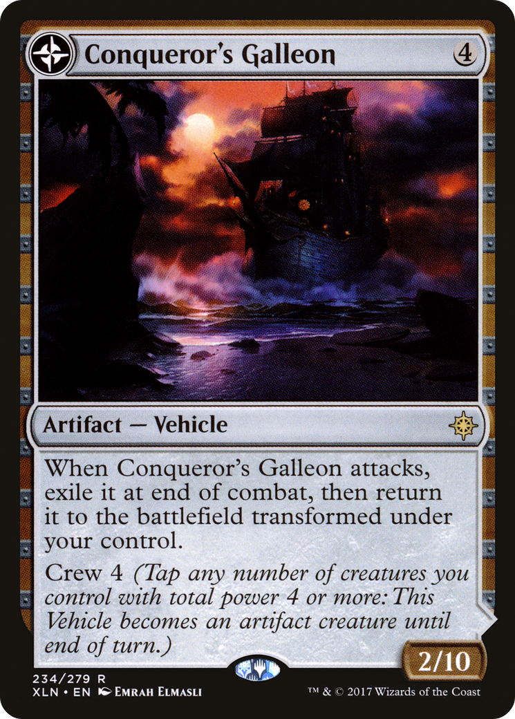 Conqueror's Galleon // Conqueror's Foothold (XLN-234) - Ixalan: (compasslanddfc)