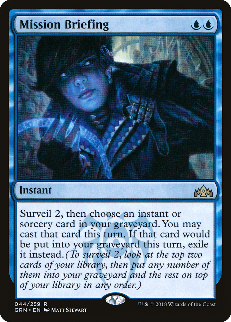 Mission Briefing (GRN-044) - Guilds of Ravnica Foil