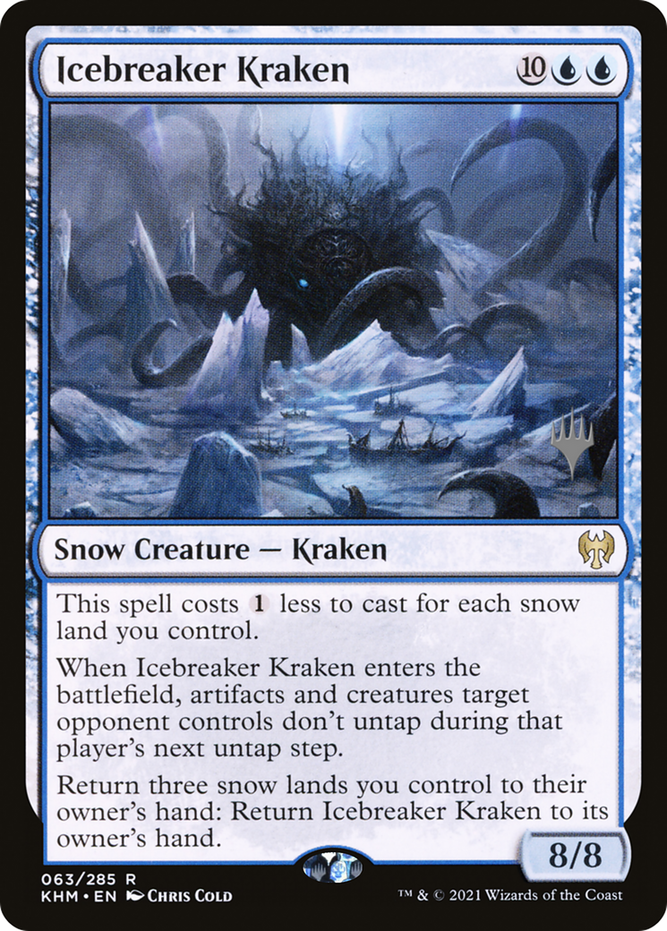 Icebreaker Kraken (PPKHM-63P) - Kaldheim Promos: (snow) (Promo Pack)