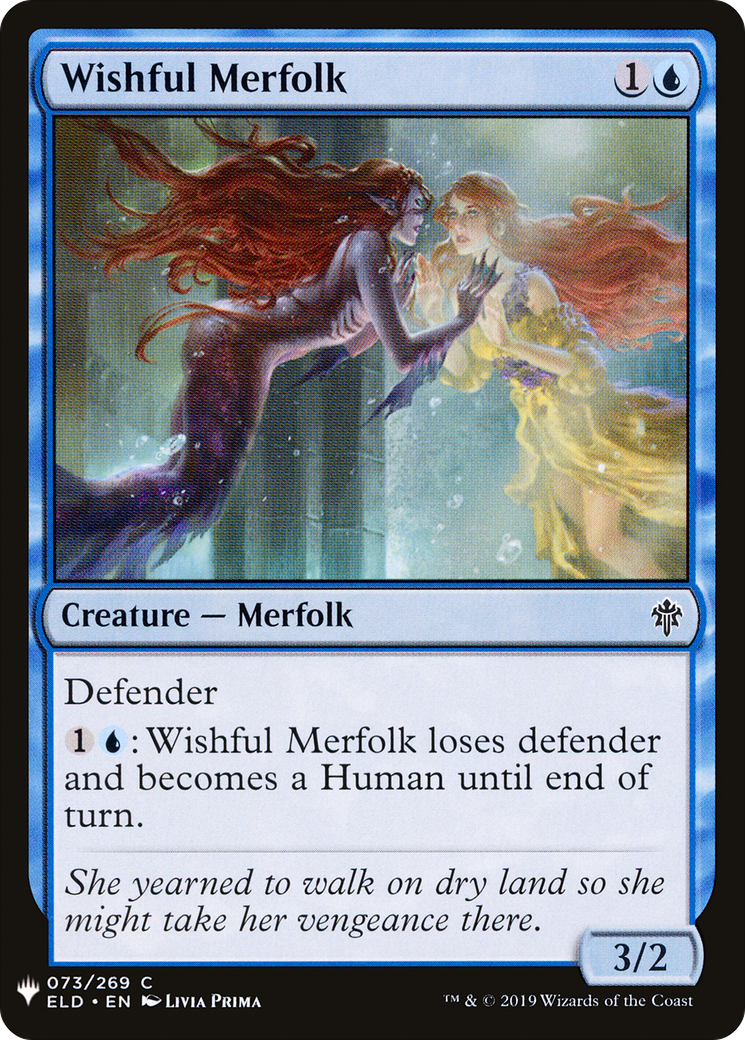 Wishful Merfolk (PLST-ELD-73) - The List