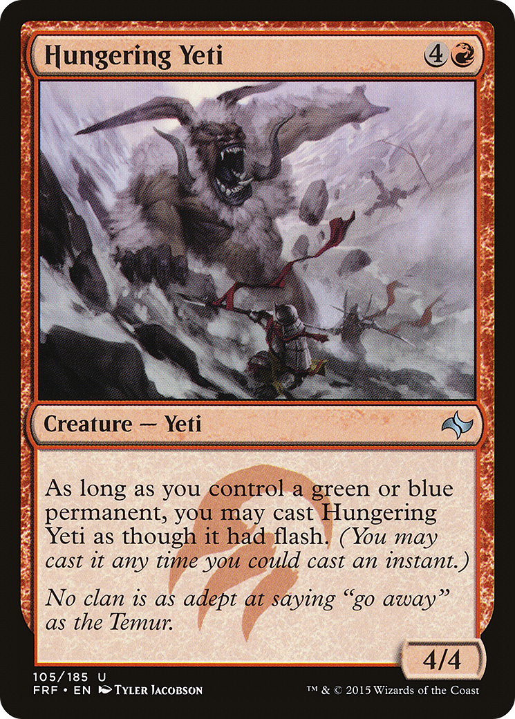 Hungering Yeti (FRF-105) - Fate Reforged