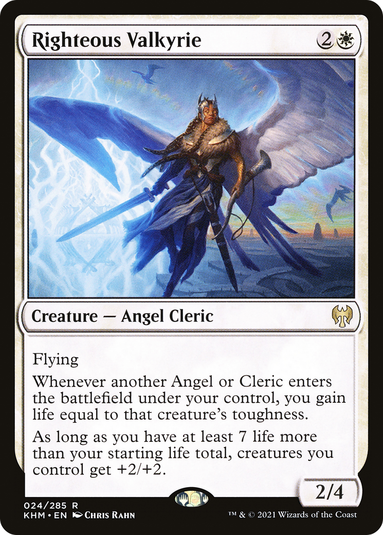 Righteous Valkyrie  (KHM-024) - Kaldheim Foil