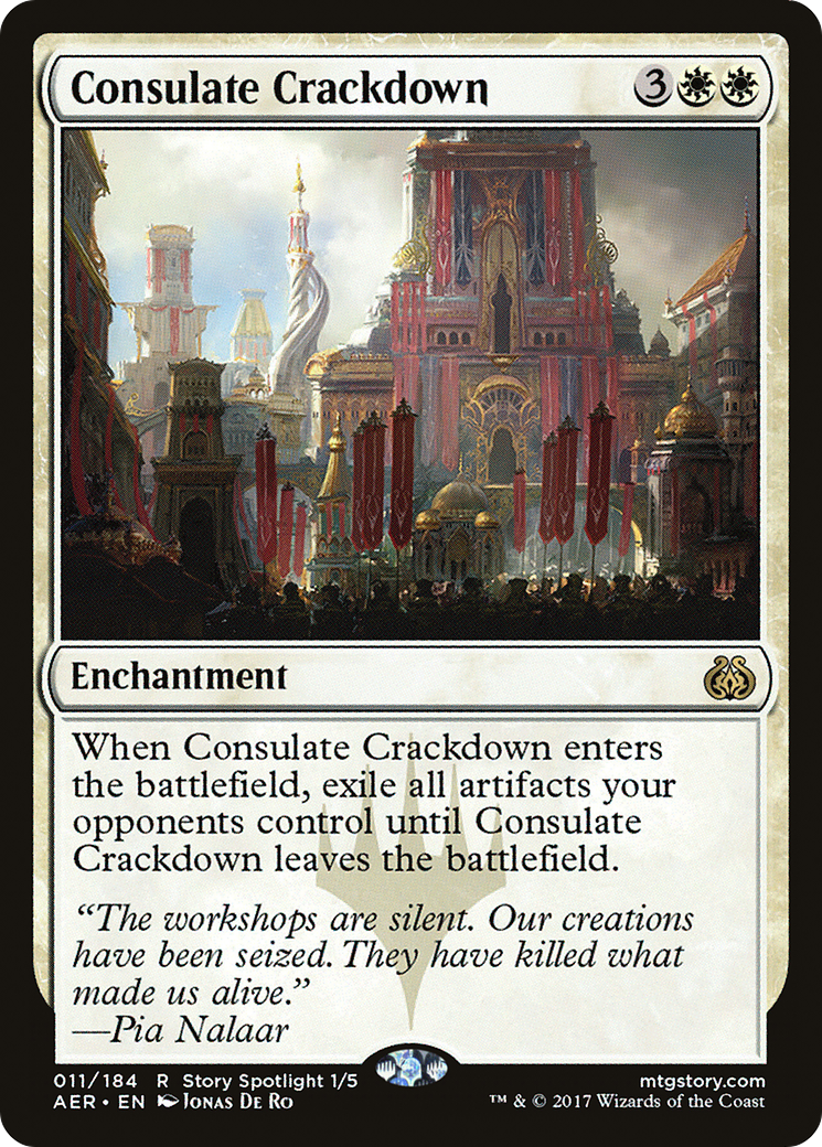 Consulate Crackdown (AER-011) - Aether Revolt Foil