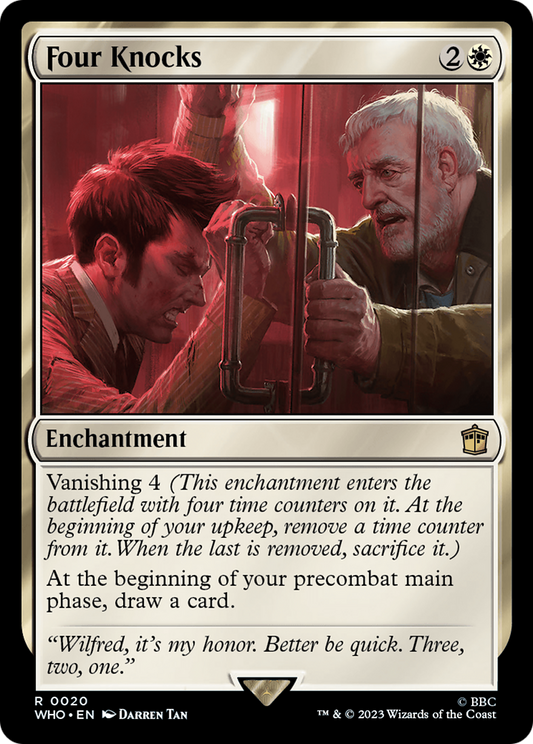 Four Knocks (WHO-020) - Doctor Who Foil