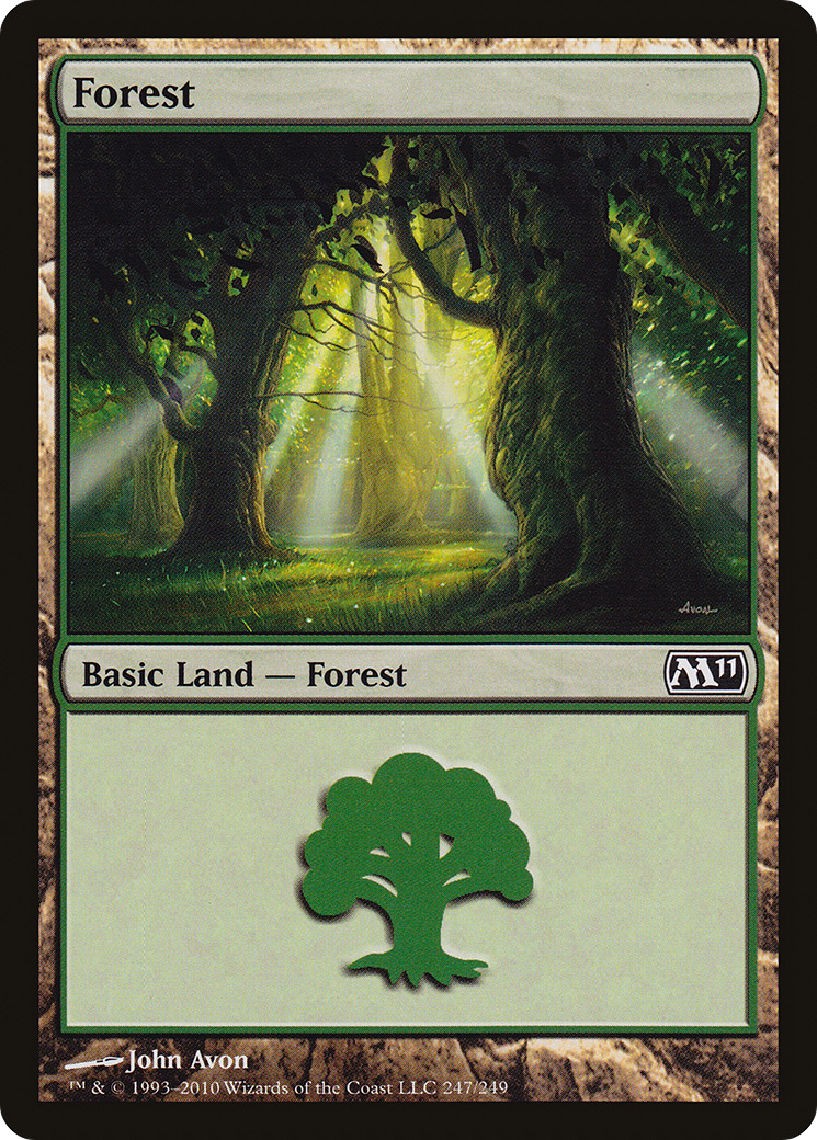 Forest (M11-247) - Magic 2011 Foil