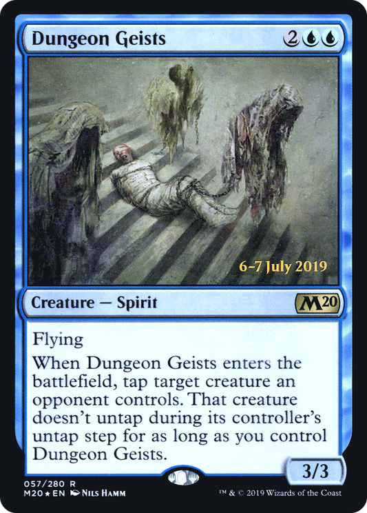 Dungeon Geists (PRE-057) - Core Set 2020 Promos (Prerelease) Foil