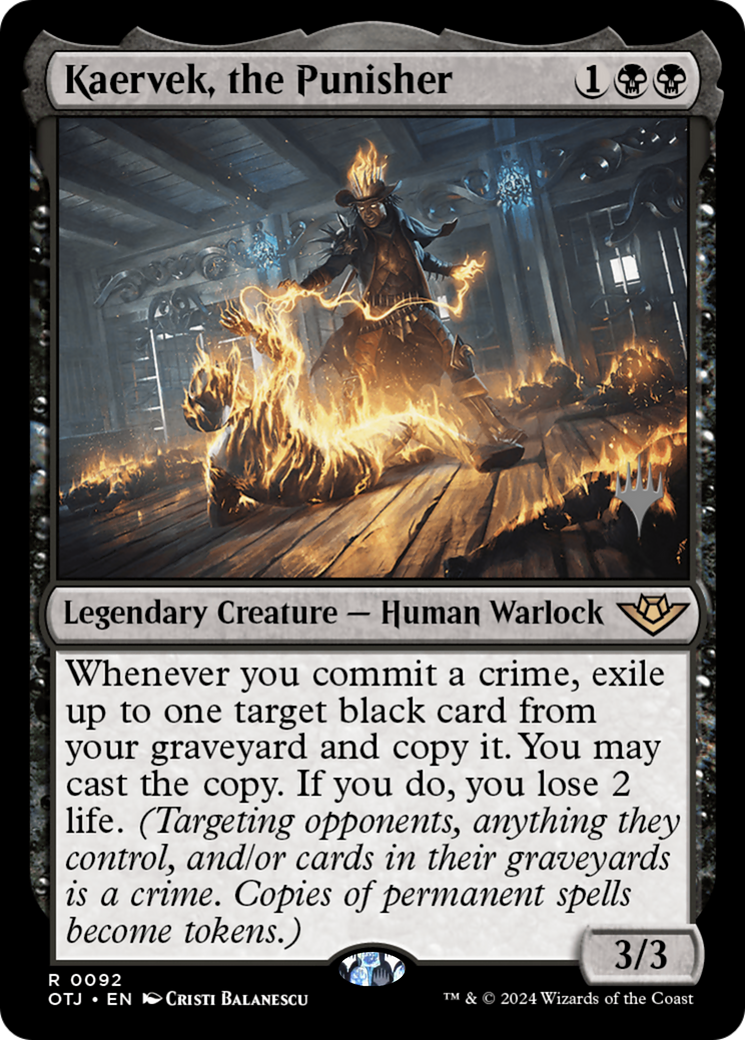 Kaervek, the Punisher (PPOTJ-092) - Outlaws of Thunder Junction Promos Foil (Promo Pack)