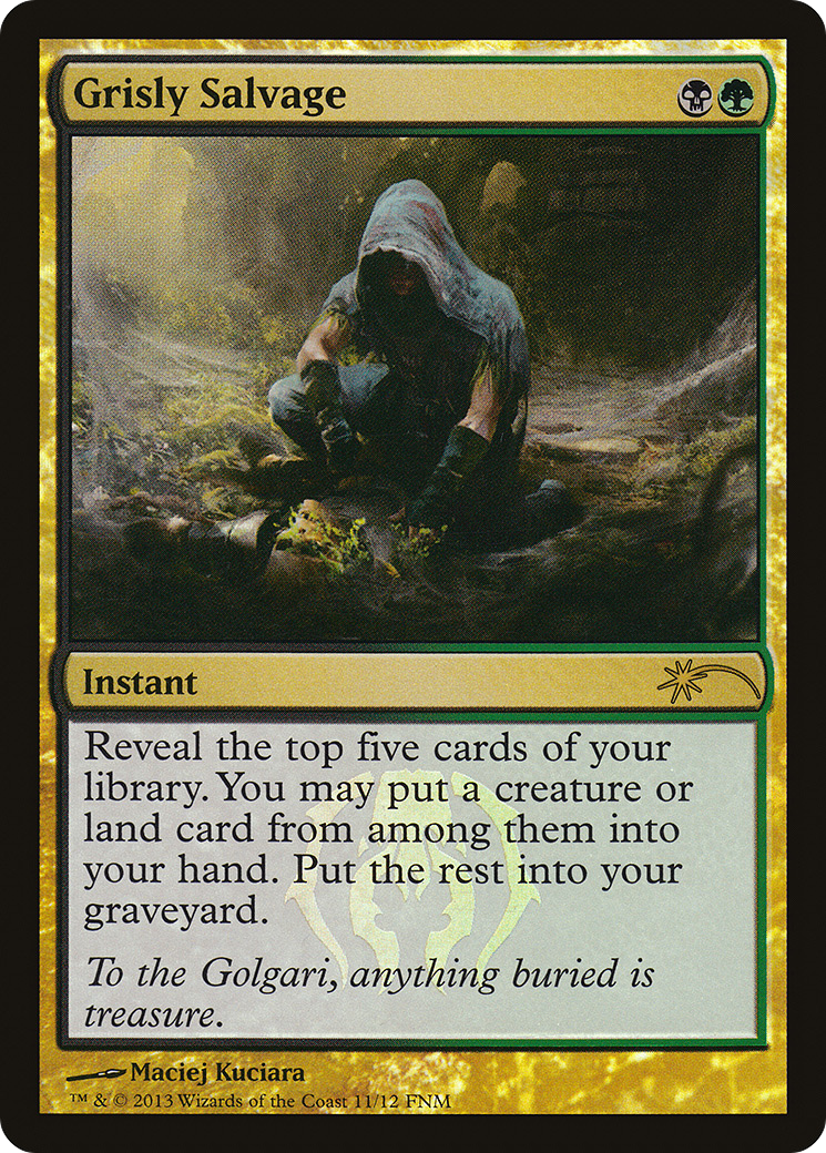 Grisly Salvage (F13-011) - Friday Night Magic 2013 Foil