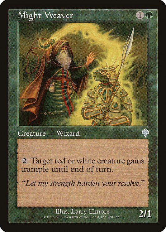 Might Weaver (INV-198) - Invasion Foil