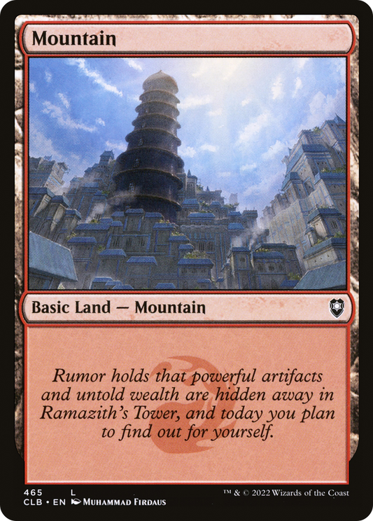 Mountain (CLB-465) - Commander Legends: Battle for Baldur's Gate Foil