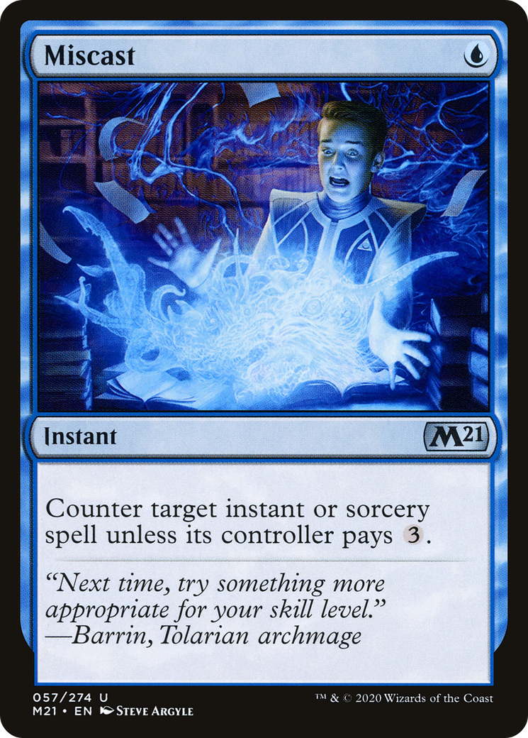 Miscast (M21-057) - Core Set 2021 Foil