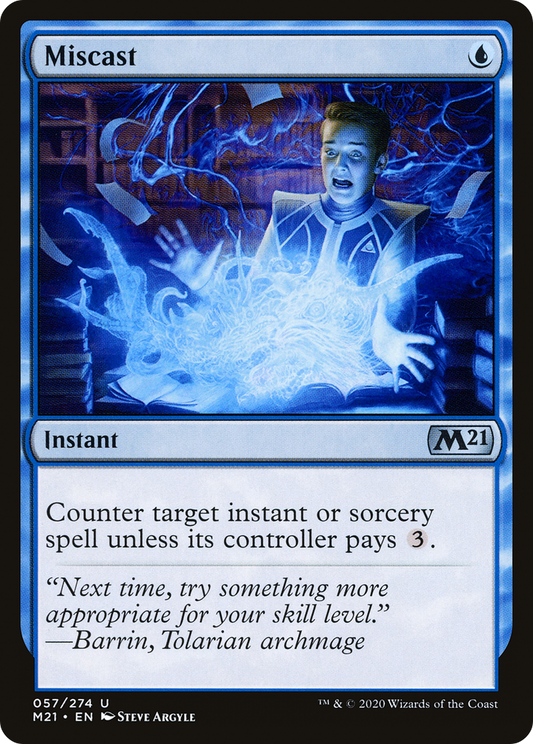 Miscast (M21-057) - Core Set 2021 Foil