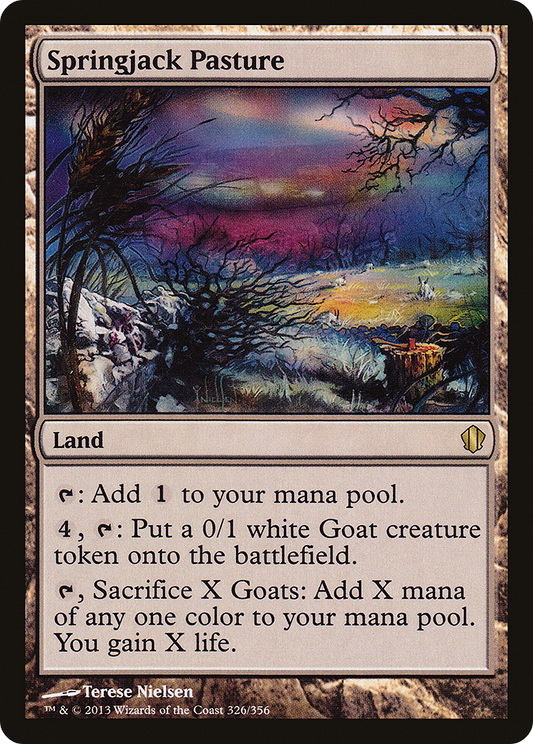 Springjack Pasture (C13-326) - Commander 2013