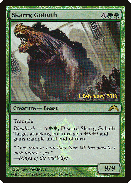 Skarrg Goliath (PGTC-133★) - Gatecrash Promos Foil