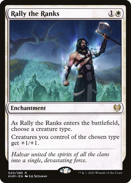 Rally the Ranks (KHM-020) - Kaldheim Foil