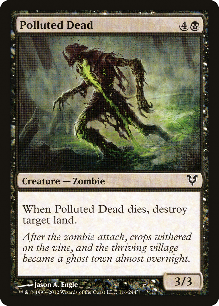 Polluted Dead (AVR-116) - Avacyn Restored