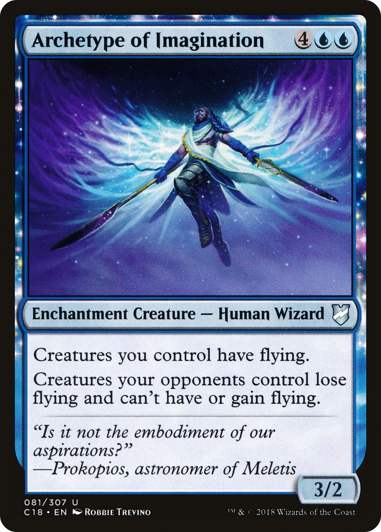 Archetype of Imagination (C18-081) - Commander 2018: (nyxtouched)