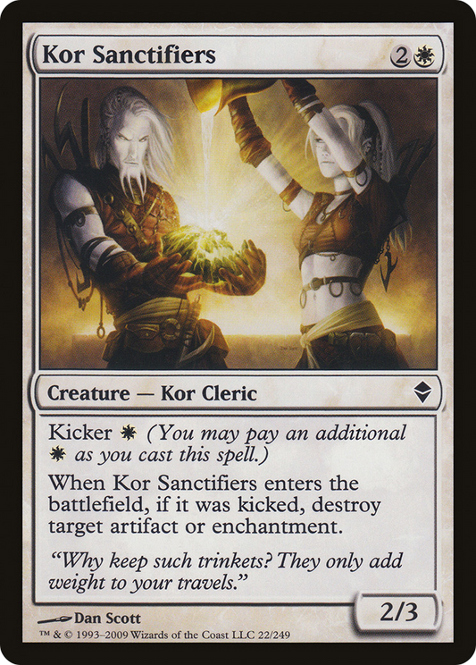 Kor Sanctifiers (ZEN-022) - Zendikar Foil