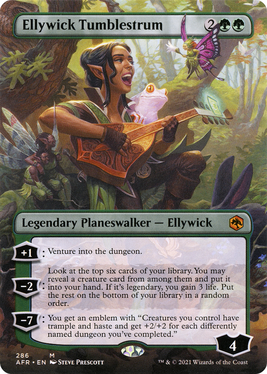 Ellywick Tumblestrum (Borderless) (AFR-286) - Adventures in the Forgotten Realms (Borderless) Foil